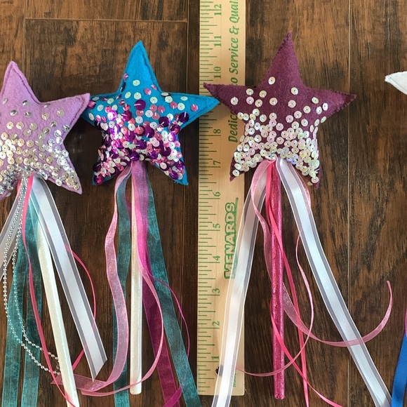 Handcrafted - Set of 4 Fairy and/or Princess Wands - Picture 8 of 8